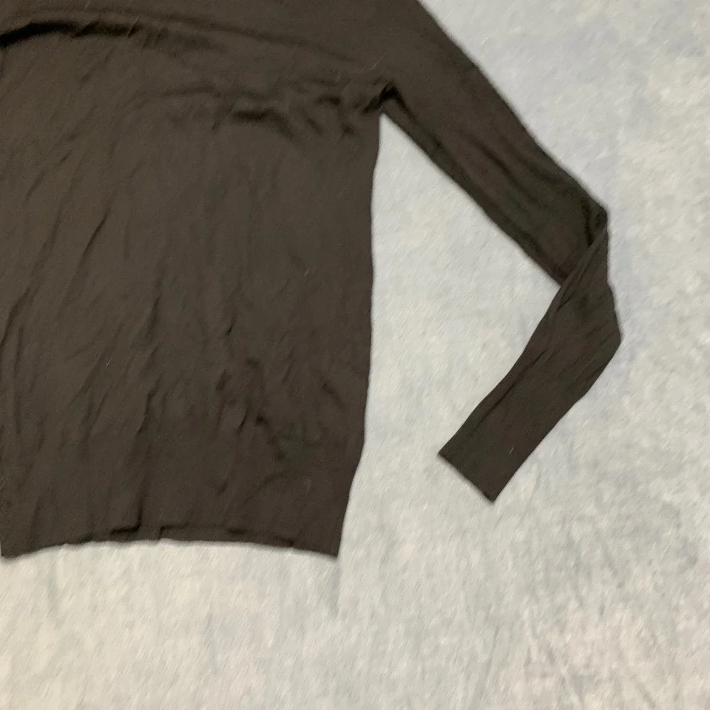 J.Crew Sweater Mens Small Black Turtle Neck Long Sleeve Casual Fit Ribbed Hem